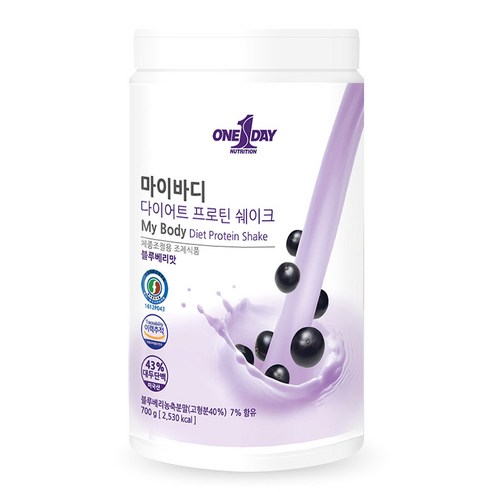 마이바디 다이어트 프로틴 쉐이크 블루베리맛, 1개, 700g