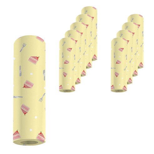 나노씨엔티 랩핑포장지 297 x 420 mm, 디저트냠냠, 10개입
