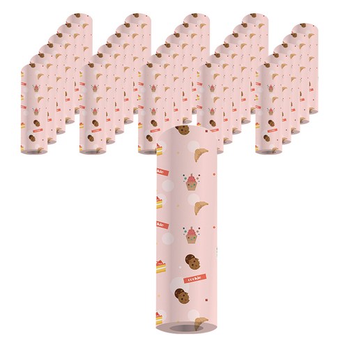 나노씨엔티 랩핑포장지 297 x 420 mm, 쿠키와케익, 30개입