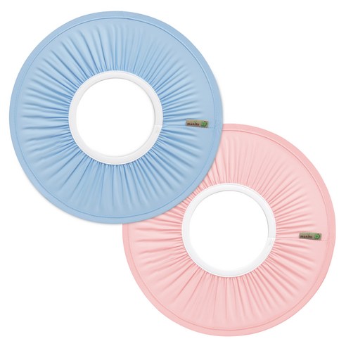 마니또 유아 샴푸캡 2p, 블루, 핑크