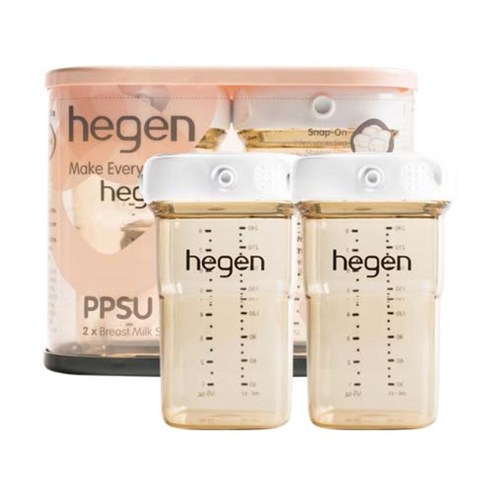 엄마의 사랑과 정성을 담아, 헤겐 모유 이유식 보관용기