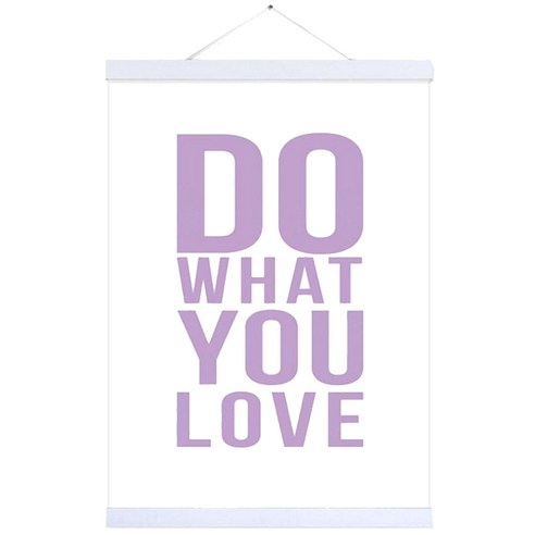 인테리어포스터1 do want you love, 퍼플