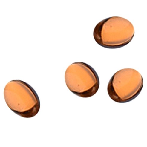천사네일 스톤 타원형 6mm, 브라운, 4개
