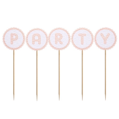 와니데코 미니파티픽 PARTY, 화이트+연핑크