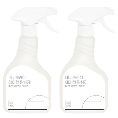 에코후레쉬 에어컨 탈취제 500ml, 2개입, 1개