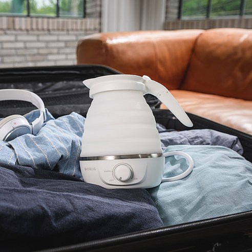 여행의 품격을 높이는 휴대용 전기포트, 코슬리 크럼플!