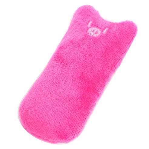 이코디 냥냥이 봉제 반려동물 토이 9.5 x 4 cm, 핑크, 1개