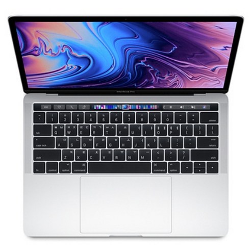 Apple 2019년 맥북 프로 터치바 13, 실버, i5-2.4GHz quad-core, SSD 512GB, 8GB