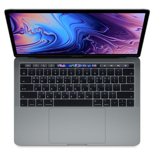 Apple 2019년 맥북 프로 터치바 13, 스페이스 그레이, i5-2.4GHz quad-core, SSD 512GB, 8GB