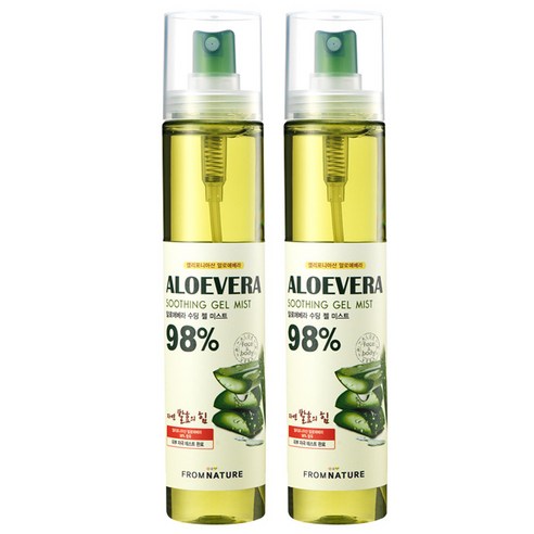 프럼네이처 알로에베라 수딩 젤미스트, 120ml, 2개
