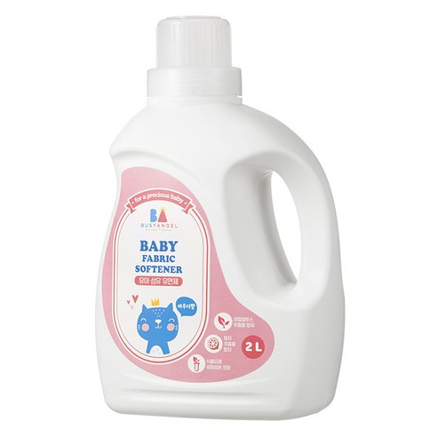 비지엔젤 포근한 유아 섬유유연제 파우더향, 2L, 6개