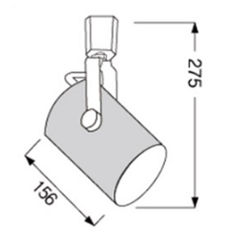 LED 원통 PAR30 레일 등기구 E26, 블랙, 1개