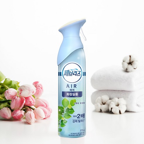 페브리즈 에어 산뜻한 정원향 화장실 탈취제: 깨끗하고 상쾌한 화장실을 위한 솔루션