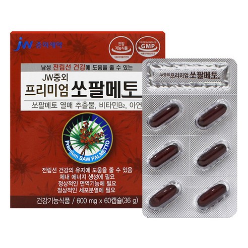 중외제약 프리미엄 쏘팔메토, 60정, 1개