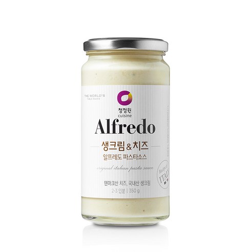청정원 알프레도 생크림&치즈 파스타소스, 350g, 1개