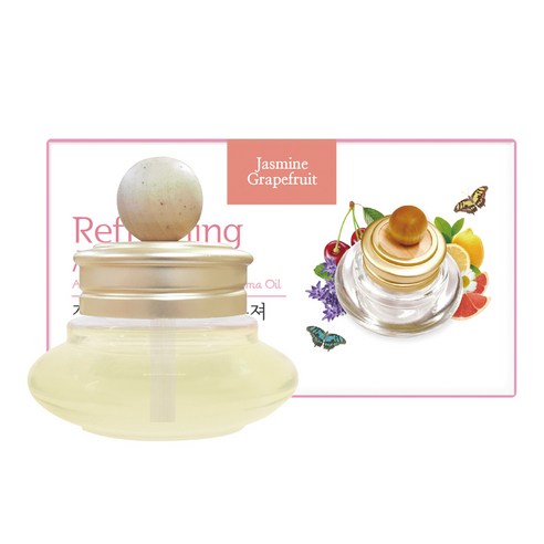 더허브샵 기분좋은 아로마 방향제 30ml, 자스민 그레이프프룻
