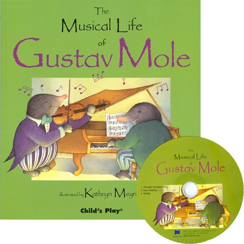 노부영 The Musical Life of Gustav Mole (Paperback + CD), Childs Play