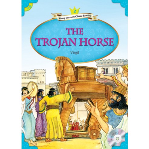 Young Learners Classic Readers Level 2-10 The Trojan Horse (Book & CD), Compass Publishing