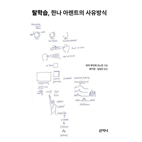 [산지니]탈학습 한나 아렌트의 사유방식, 산지니, 마리 루이제 크노트