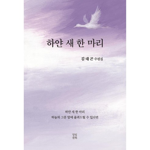 [열림문화]하얀 새 한마리, 열림문화, 김대곤