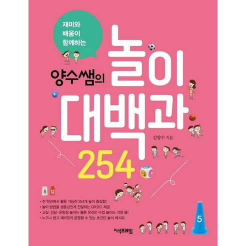 [지식프레임]양수쌤의 놀이대백과 254 : 재미와 배움이 함께하는, 지식프레임, 김양수