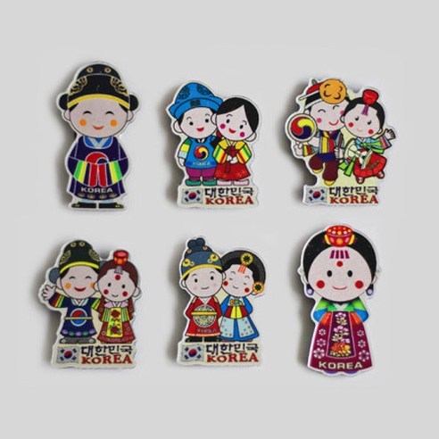 한국 전통인물 자석세트(9종 1set) 전통기념품 외국인선물