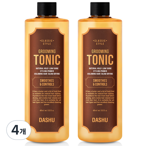 다슈 클래식 스타일 그루밍 토닉, 400ml, 4개