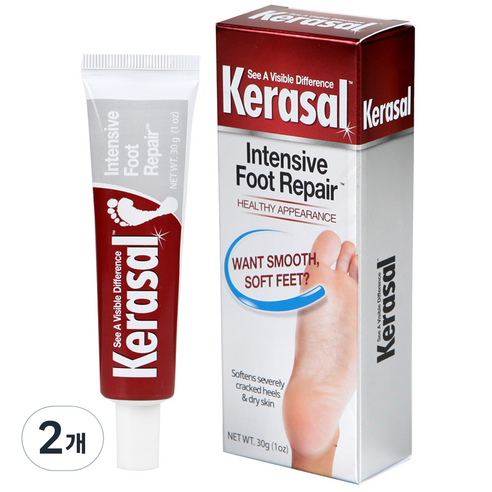 케라셀 인텐시브 풋 리페어 크림, 1개입, 2개, 30g