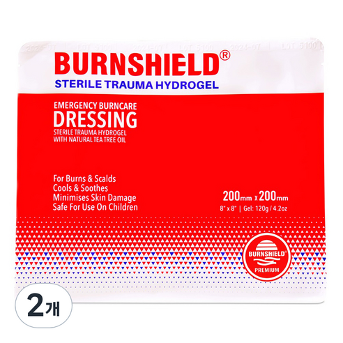 BURNSHIELD 하이드로겔 드레싱 재생밴드, 2개