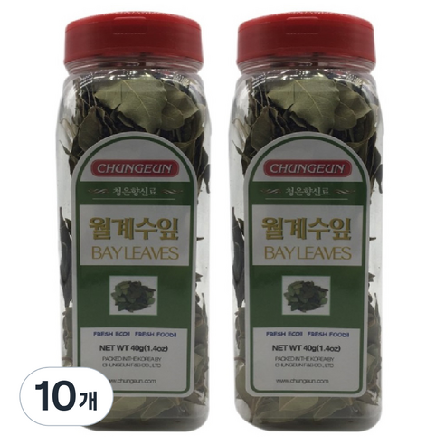 청은 월계수잎, 40g, 10개