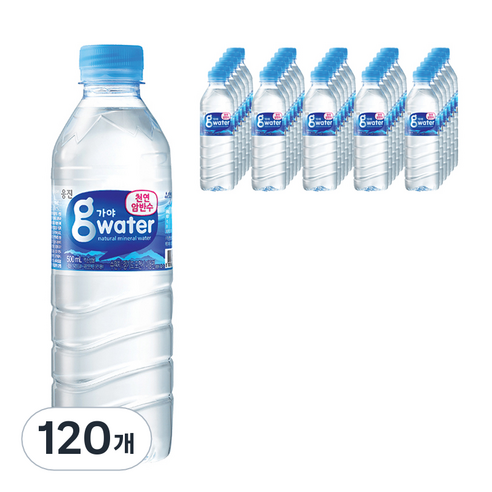 웅진식품 가야g워터, 120개, 500ml