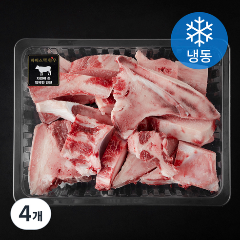 파머스팩 한우 반골 탕용 (냉동), 4개, 2kg