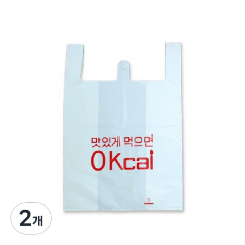 생활을그리다 비닐 인쇄 배달봉투 6호 20 x 25 x 45 cm 100p, 소(S), 100개입, 2개