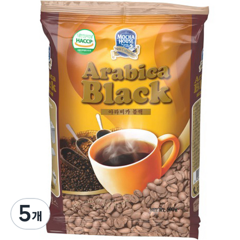 자판기용 아라비카 블랙 커피, 500g, 1개입, 5개