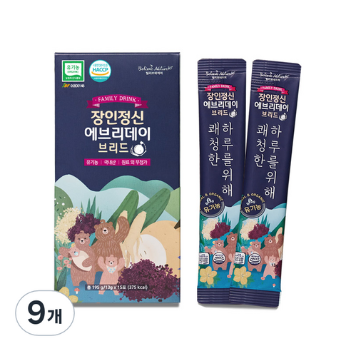 장인정신에브리데이 브리드, 195g, 9개