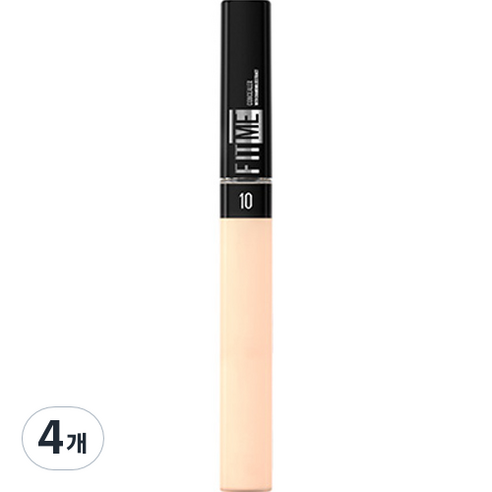 메이블린 뉴욕 NEW 핏미 컨실러 6.8ml, 10 라이트, 4개