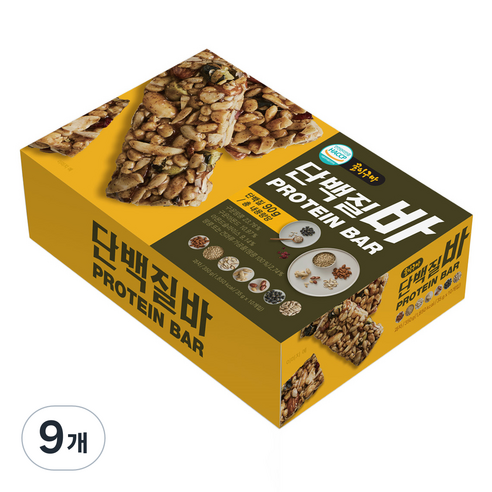 꿀이구마 견과 듬뿍 단백질바 10p, 350g, 9개