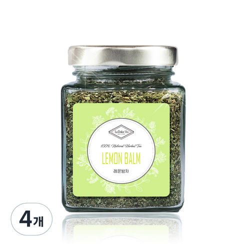 라돌체비타 유리병 티 컬렉션 레몬밤차, 45g, 4개