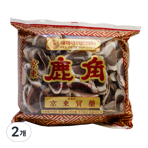 동광종합물산 작두혁두 녹각 러시아산, 250g, 2개