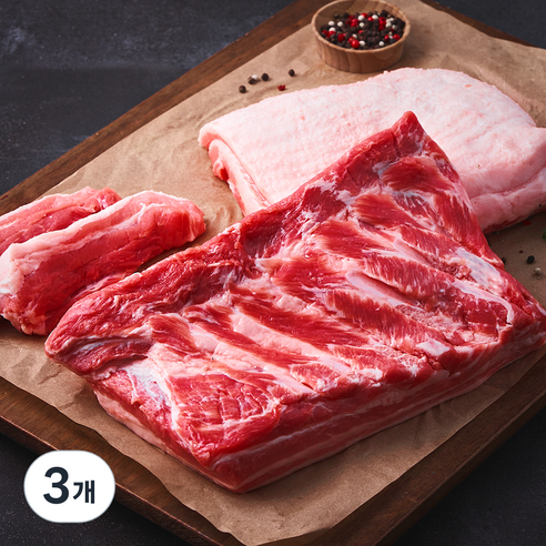 도드람한돈 삼겹살 (냉장), 3개, 2.3kg