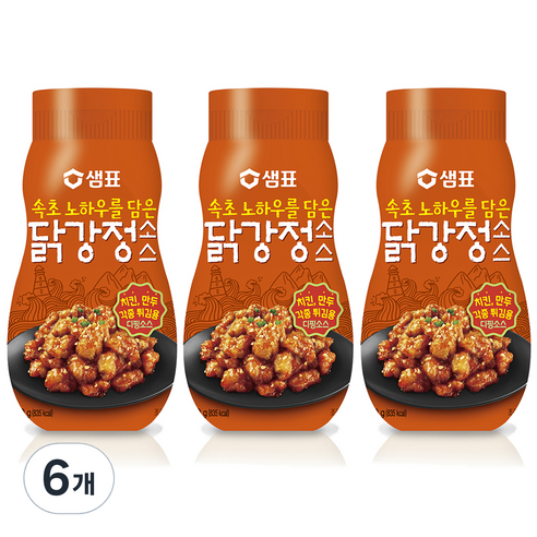 샘표 속초 닭강정 소스, 360g, 6개