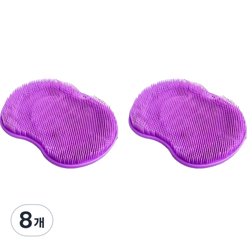 신신살롱 간편하고 쉬운 발세척 매트 바이올렛 30 x 25 cm, 1개입, 8개