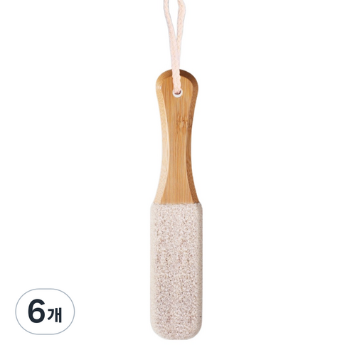 재마로 돌 풋파일 안전 각질관리 화이트, 1개입, 6개, 50g