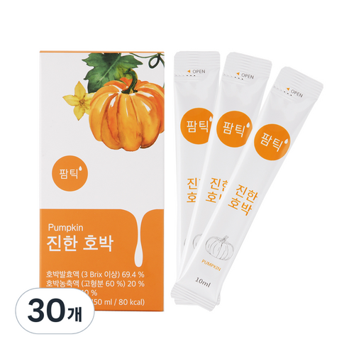 팜틱 진한 호박즙, 30개, 10ml