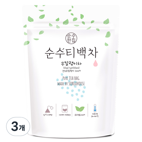 순수한집 건조 무말랭이차, 1g, 50개입, 3개
