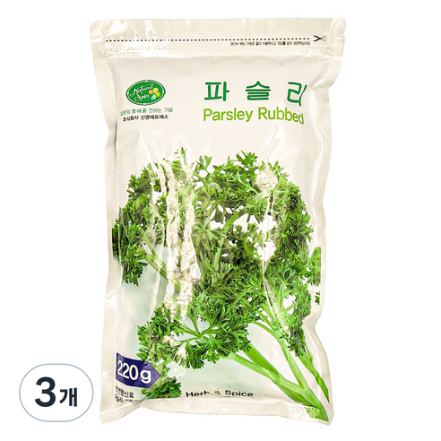 내츄럴스파이스 파슬리 후레이크, 220g, 3개