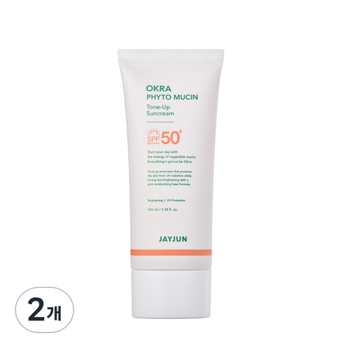 오크라 피토 뮤신 톤업 선 크림 SPF50+ PA++++, 2개, 100ml