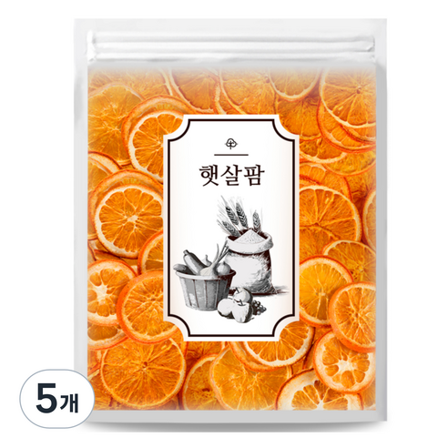 햇살팜 건조 오렌지 슬라이스, 5개, 50g