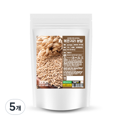 건강스토리 볶은귀리 분말, 300g, 5개