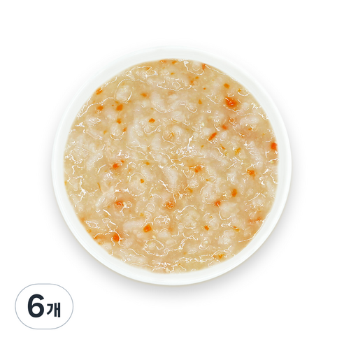 짱죽 실온 이유식 중기, 160g, 6개, 누룽지마죽